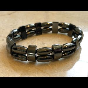 Modern hematite bracelet